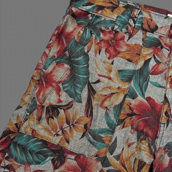 Naked & Famous RARE Floral Slim Short Mens Multicolor Pattern Size S EUC - Picture 3 of 7